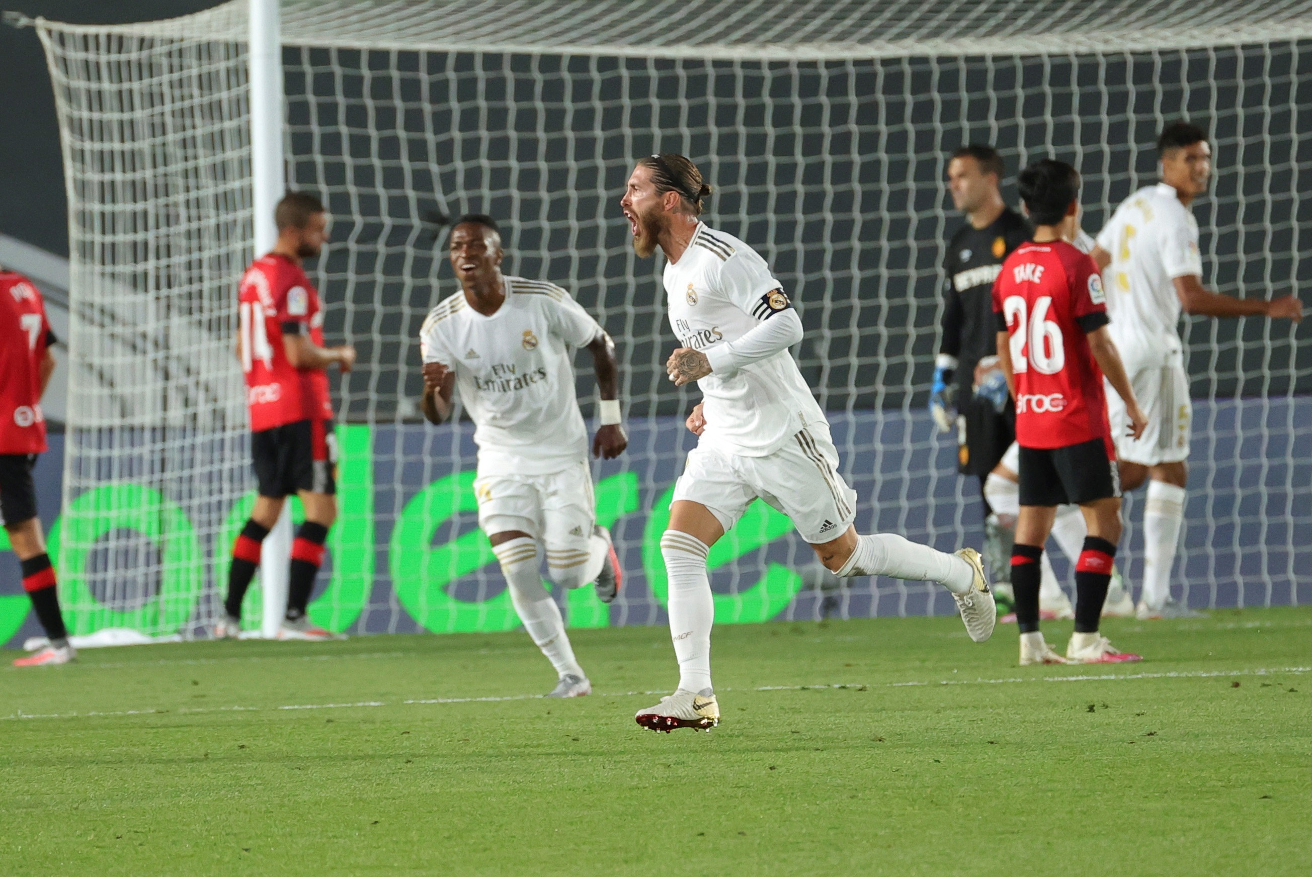 EL GOLAZO de Sergio Ramos y su homenaje a CR7 en la celebración (VIDEOS)