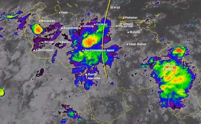 El estado del tiempo en Venezuela este viernes #19Jun, según el Inameh