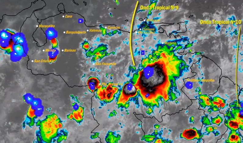 El estado del tiempo en Venezuela este jueves #18Jun, según el Inameh