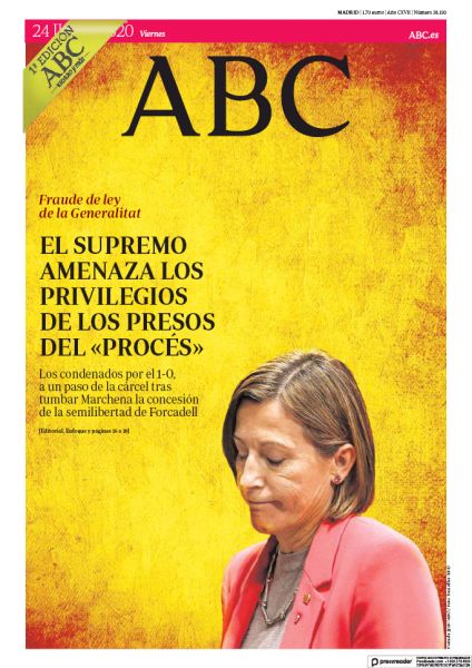 Portadas de la prensa internacional de este viernes 24 de julio de 2020