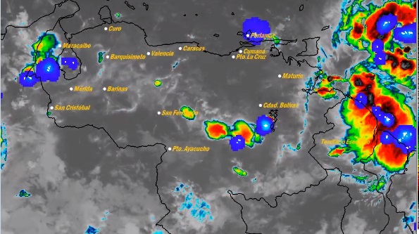 El estado del tiempo en Venezuela este martes #28Jul, según el Inameh