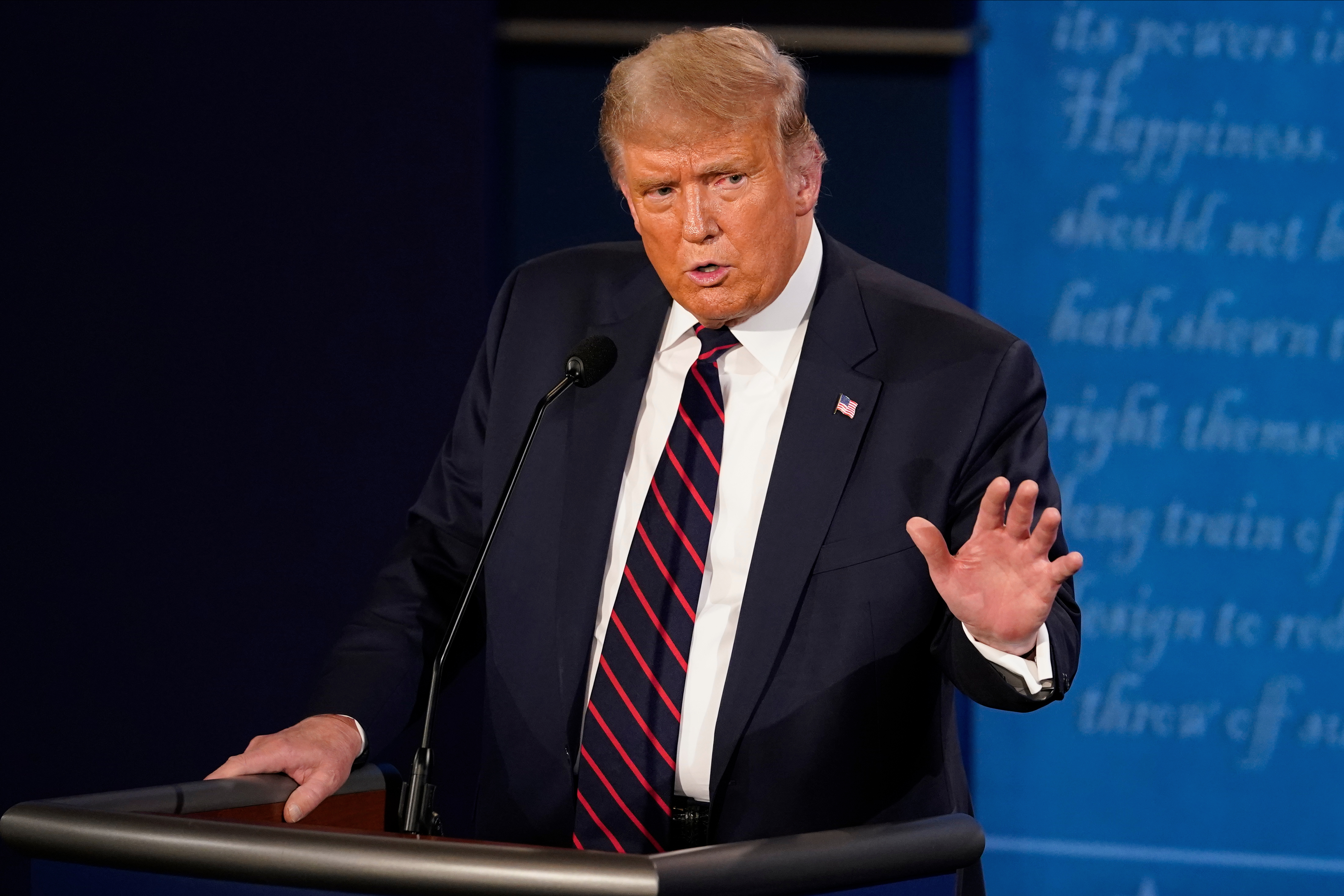 “No hay nada inteligente en ti”, la candente frase de Trump a Biden en pleno debate