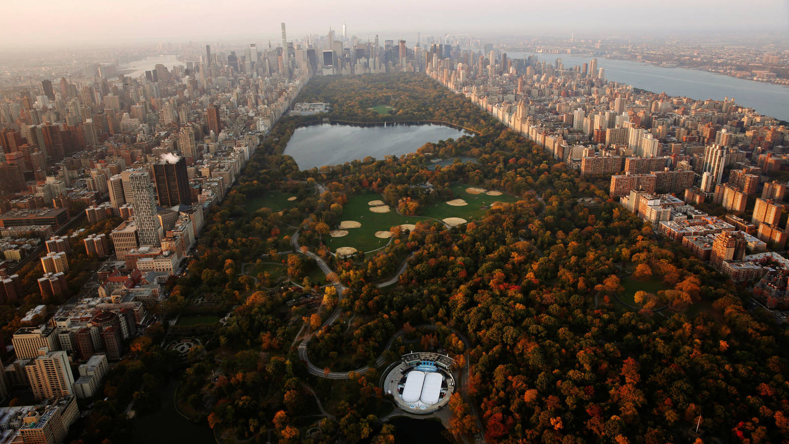 Нью йорк центральный парк сверху фото