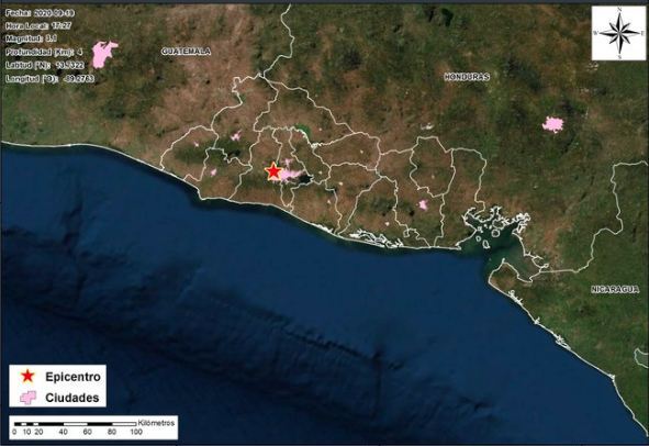 Al menos 14 sismos se registraron en El Salvador