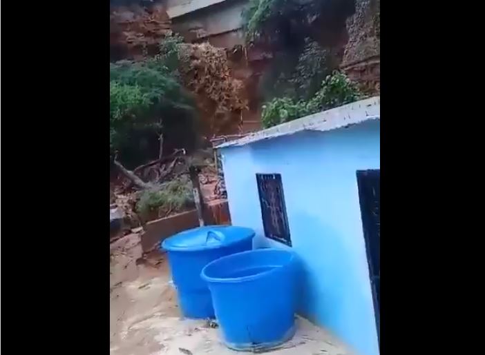 Fuertes lluvias inundaron viviendas cercanas al Lago de Maracaibo (Video)