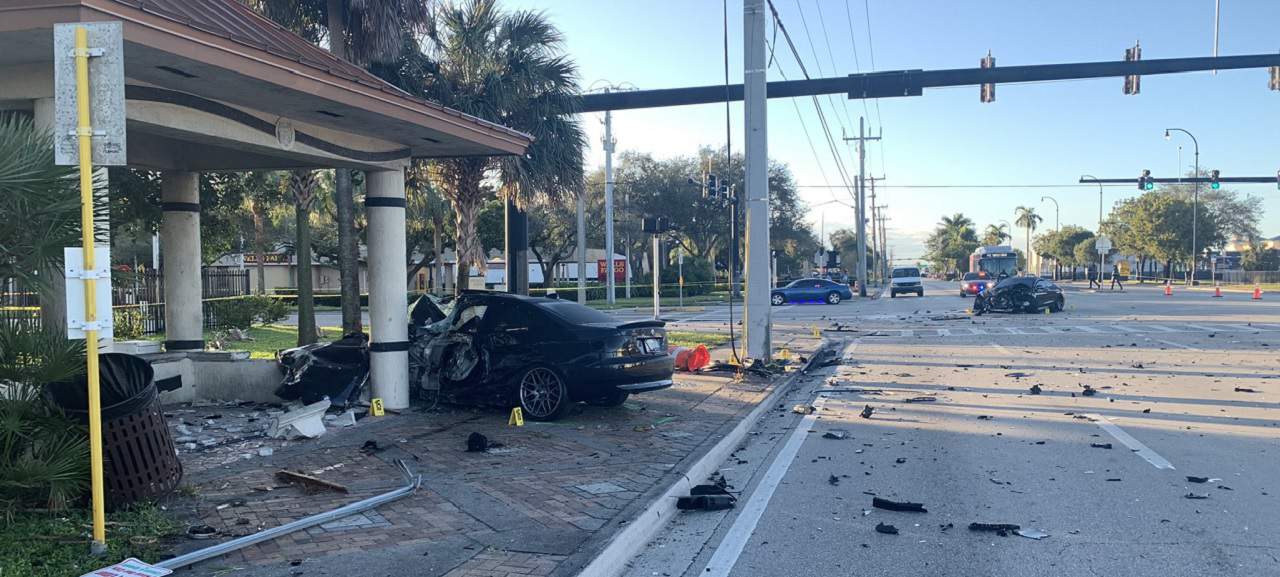 Al menos un muerto dejó un accidente automovilístico en Lauderhill