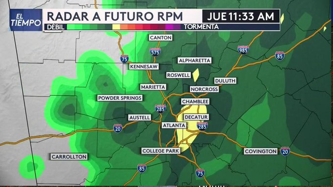 Varios condados de Georgia están bajo advertencia de clima invernal