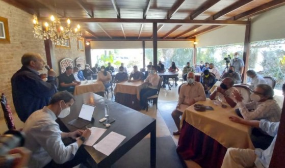 Juan Guaidó se reunió con el Frente Amplio Venezuela Libre de Carabobo este #5Mar (FOTO)