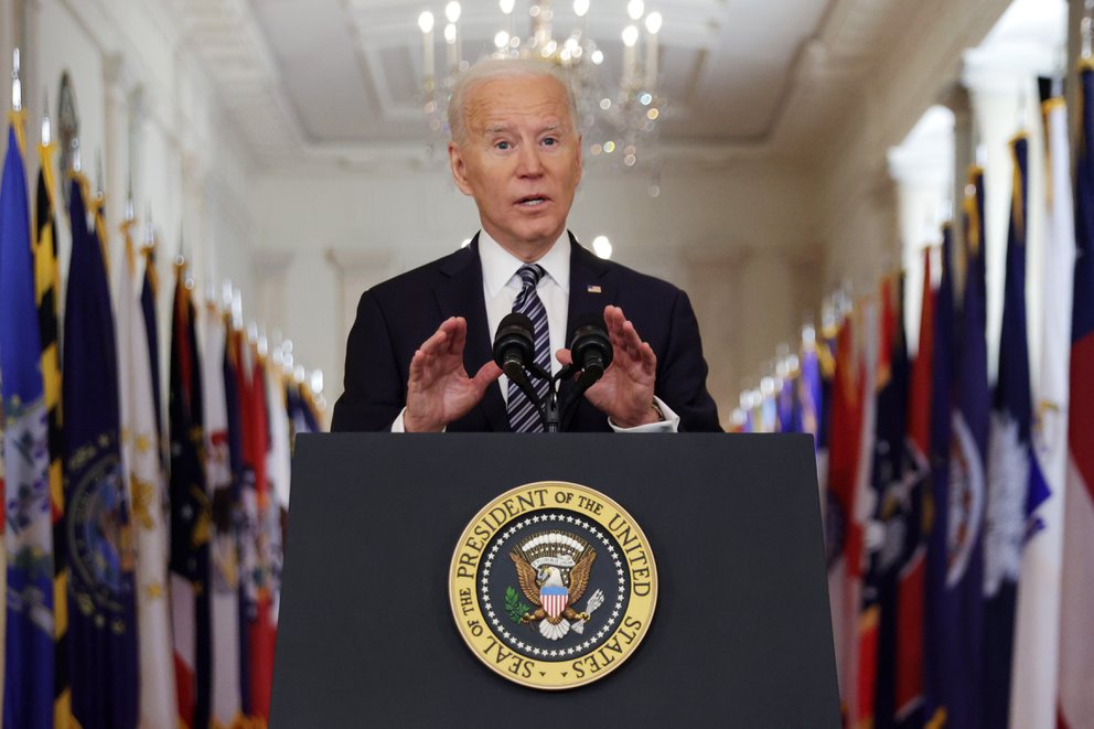 Biden fue invitado a pronunciar su primer discurso ante una sesión conjunta del Congreso de EEUU