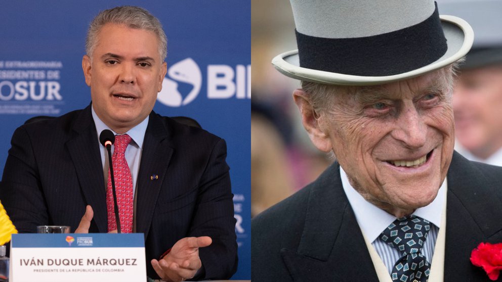 Iván Duque envía mensaje de condolencias a la reina Isabel por la muerte del príncipe Felipe de Edimburgo