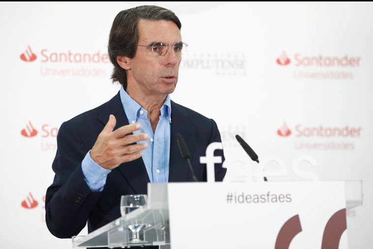 José María Aznar: Todos debemos trabajar para que acabe el exilio de Edmundo González