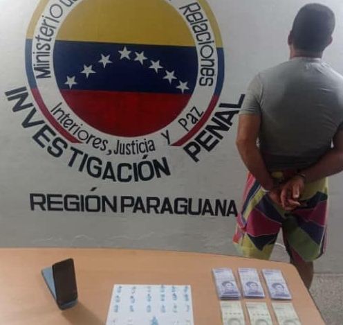 Hombre fue capturado mientras hacía “delivery” de droga en Falcón