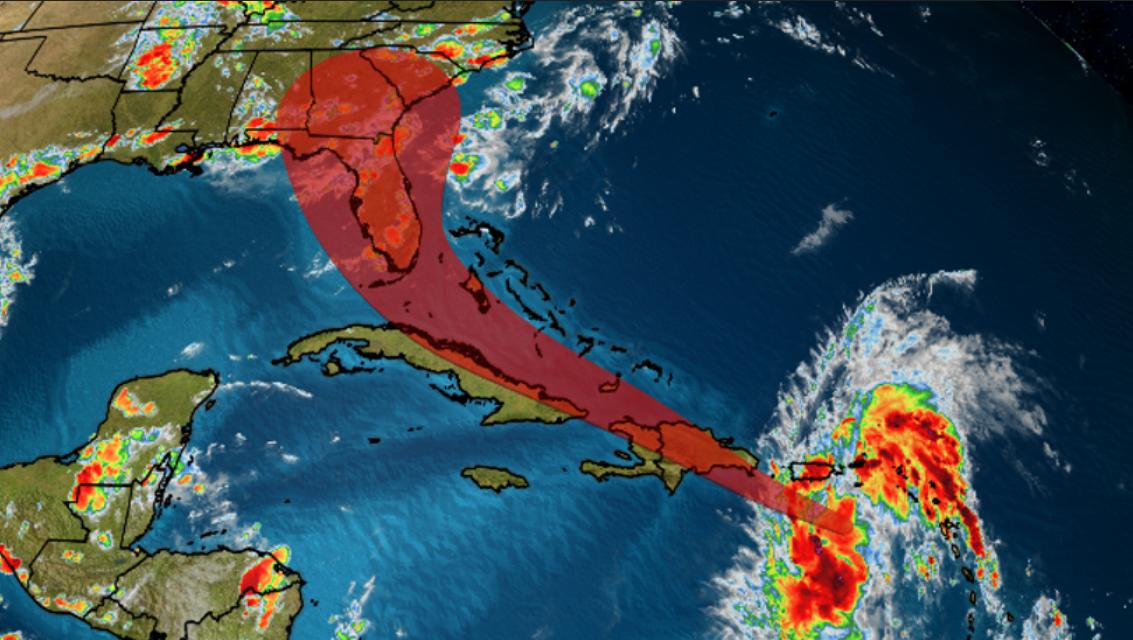 Así es como afectará el sistema tropical a Florida Central durante el fin de semana