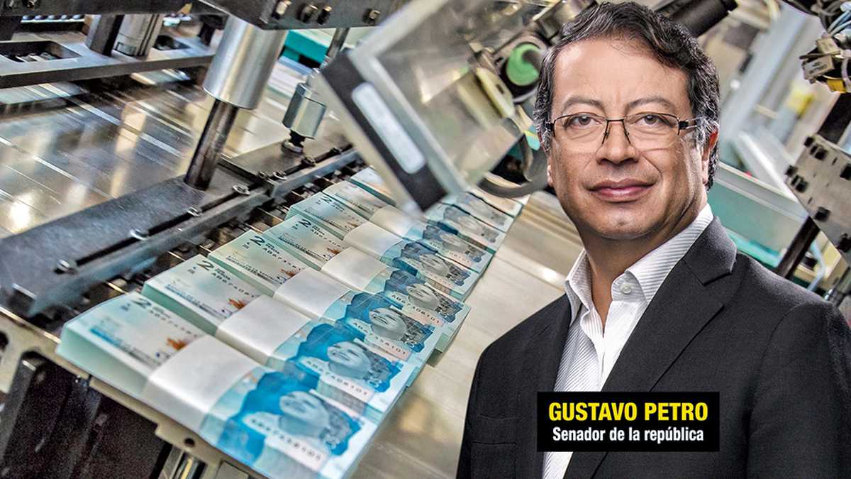 Gustavo Petro insiste que se imprima billetes para entregarles dinero a los hogares afectados en Colombia por la pandemia