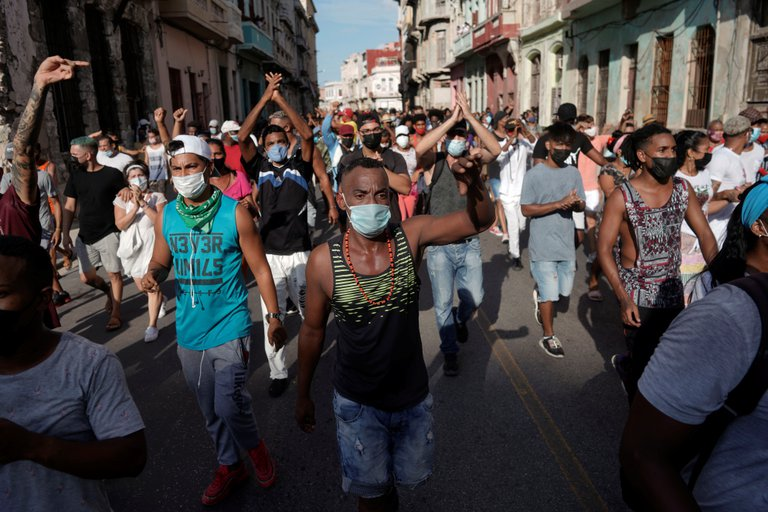 Tras Las Protestas Y La Represión En Cuba El Dictador Miguel Díaz Canel Dijo Que “los 3407