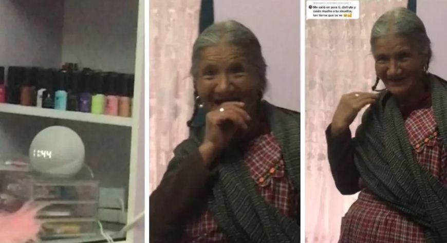 Abuelita le pide a Alexa que rece el Rosario y su pícara reacción se hace viral (Video)