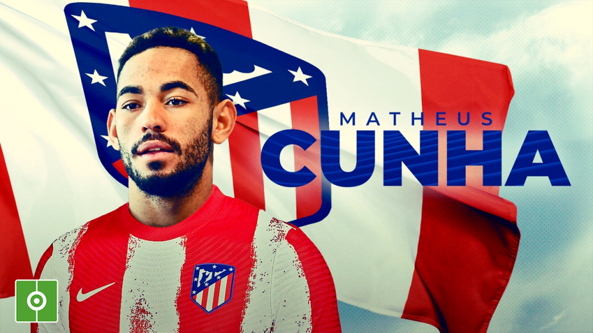 Atlético de Madrid ficha al delantero brasileño Matheus Cunha