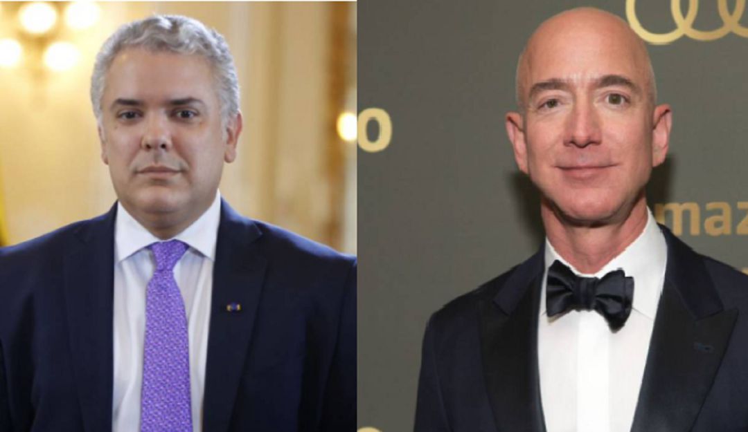 Iván Duque se reunió con Jeff Bezos en Washington