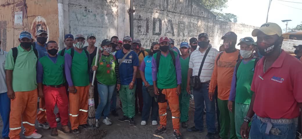 En Lara trabajadores del aseo urbano de Palavecino exigen mejores condiciones laborales