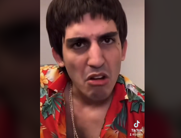 Imitador de “Scarface” en TikTok es acusado de acribillar a su esposa y a otro hombre