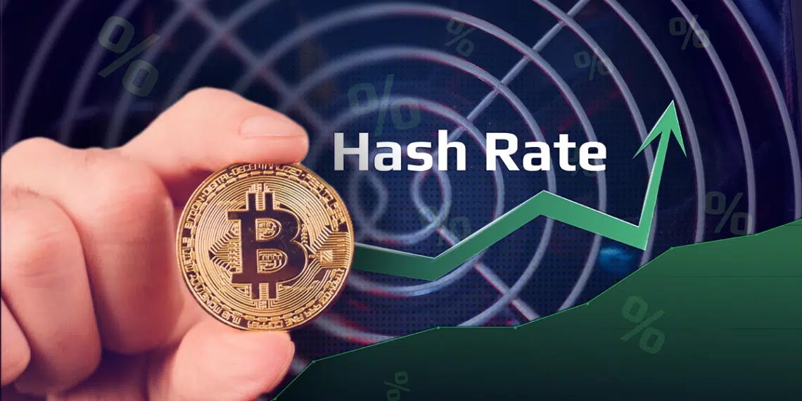 Hash rate de Bitcoin alcanza nuevo máximo histórico, por primera vez sin China