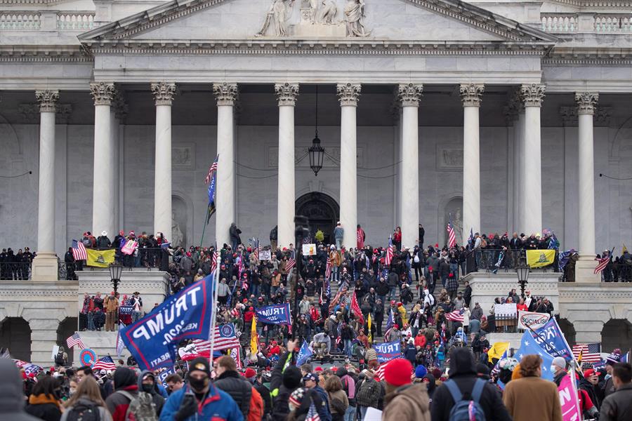 La mayoría en EEUU piensa que fue ilegítimo el asalto al Capitolio