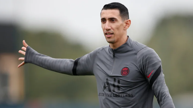 Alarma en PSG: Di María se lesionó en la última práctica y le realizarán estudios