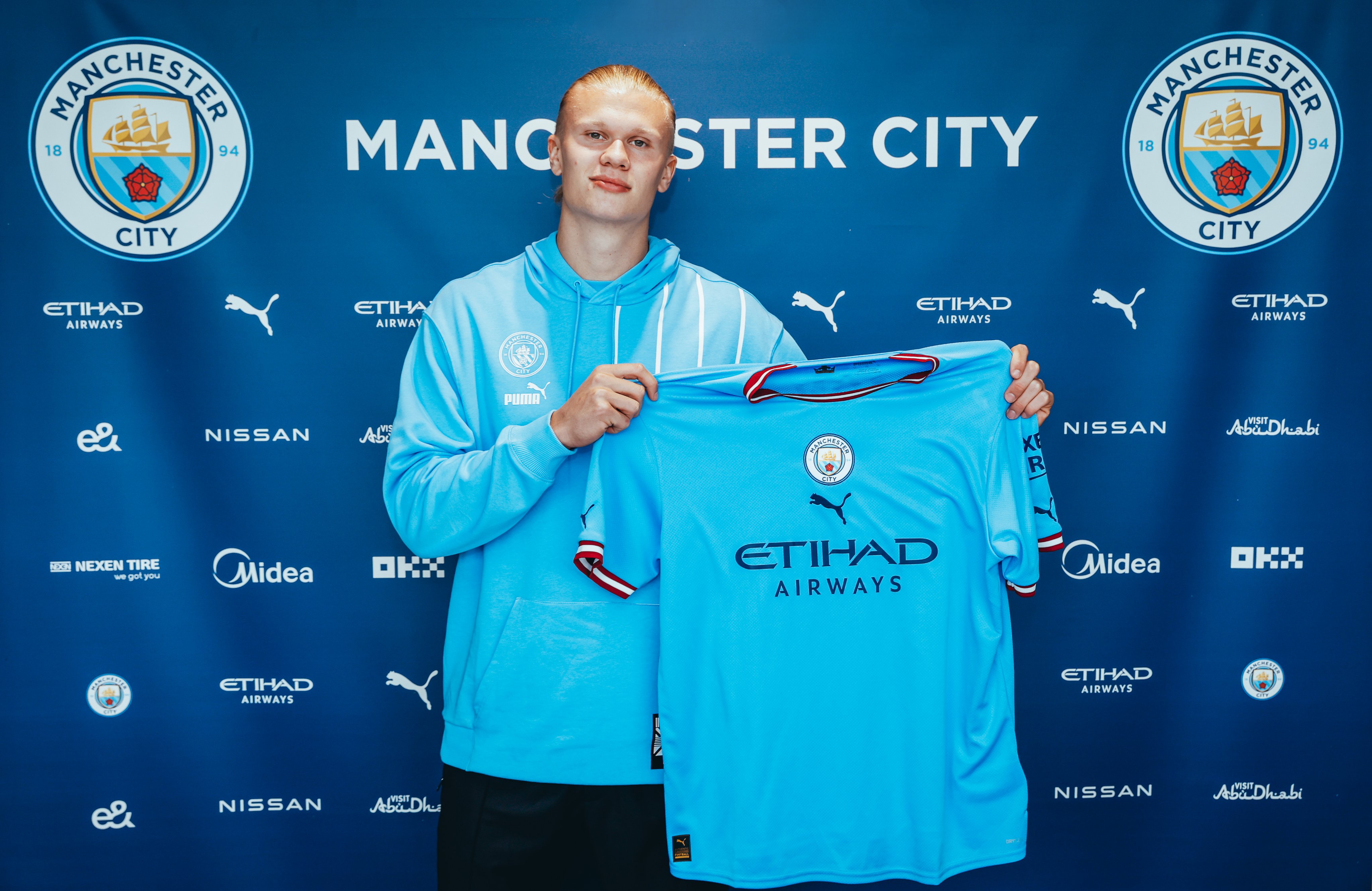 El Manchester City oficializa el fichaje del goleador noruego Erling Haaland (FOTOS)