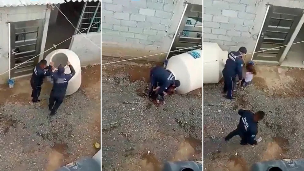 Dramático rescate en México: Madre y padrastro abandonan a una niña dentro de un tanque de agua (VIDEO)