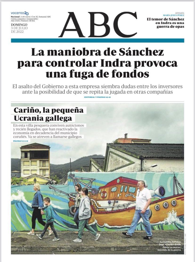 Portadas de la prensa internacional de este domingo 3 de julio de 2022