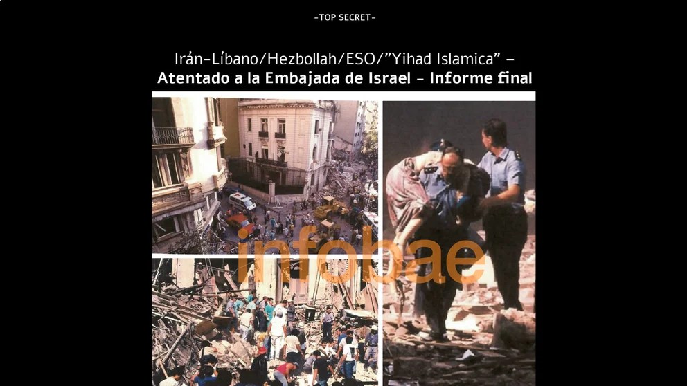 Infobae: el informe final del Mossad sobre el ataque terrorista de Irán y Hezbollah a la Embajada de Israel