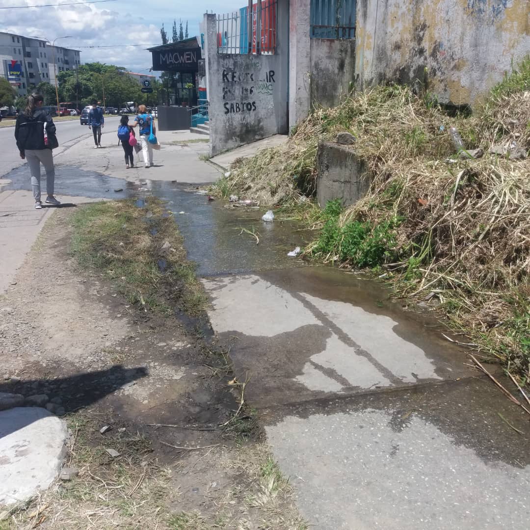 Ni siquiera denunciando en su plataforma los chavistas reparan fugas de aguas blancas y negras en Mérida