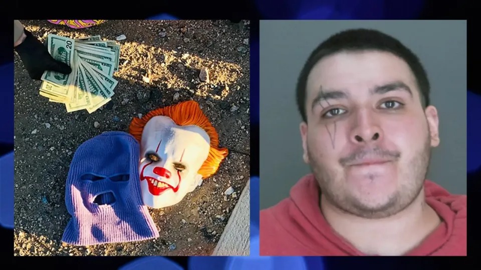 Espanto en California: Se disfrazó como “Pennywise” para cometer sus fechorías nocturnas