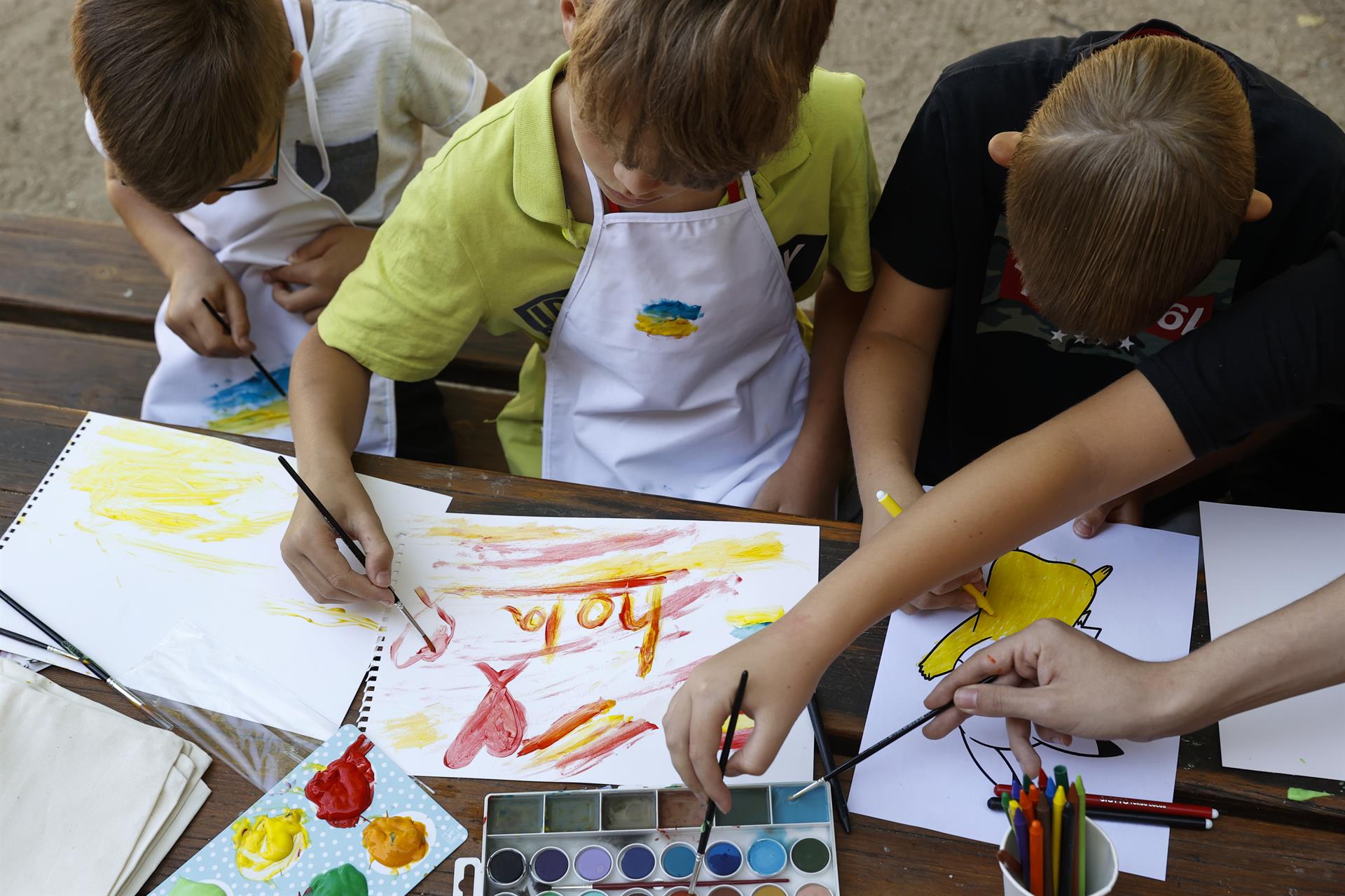 Alertan de los problemas de salud mental de los niños ucranianos