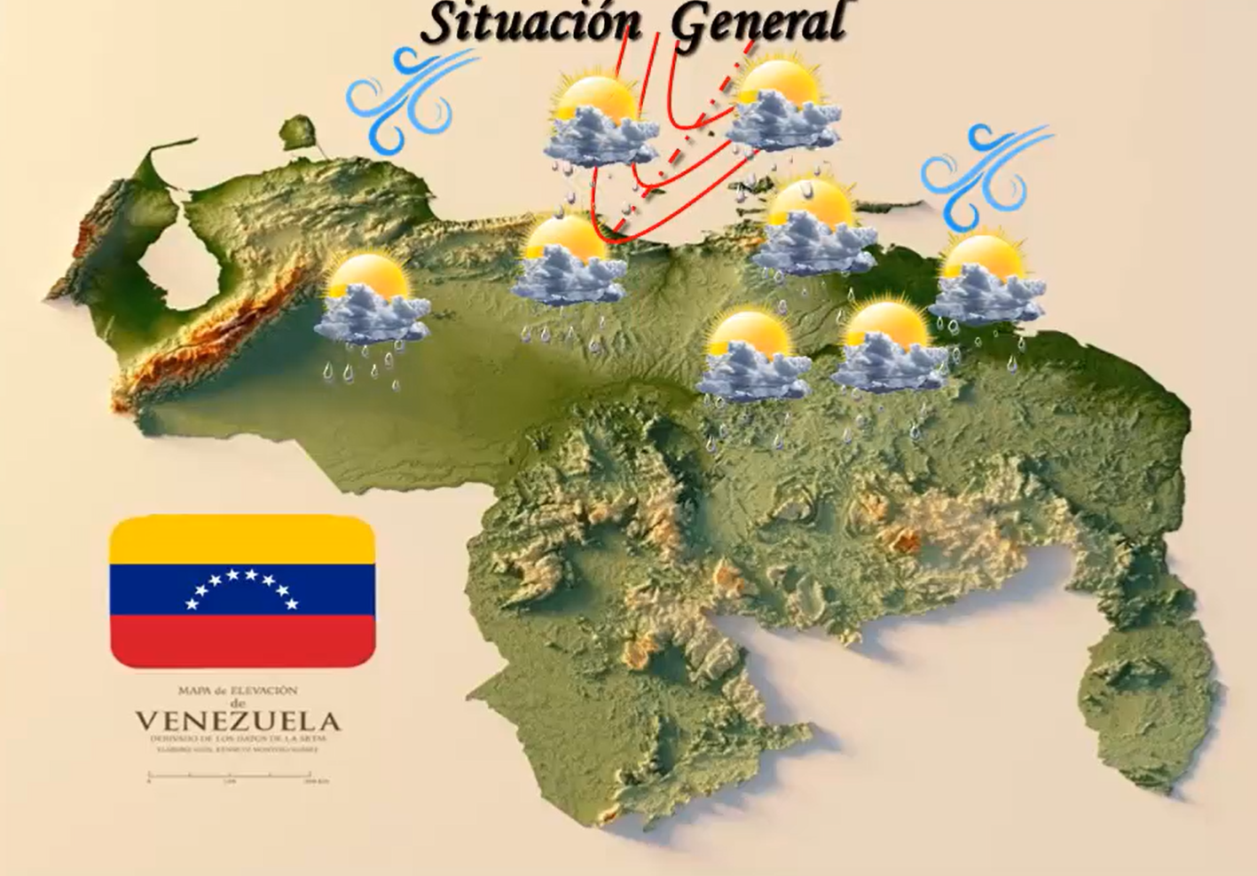 Nubosidad y lluvias en varias zonas del país: el pronóstico de Inameh en Venezuela para este #14Dic