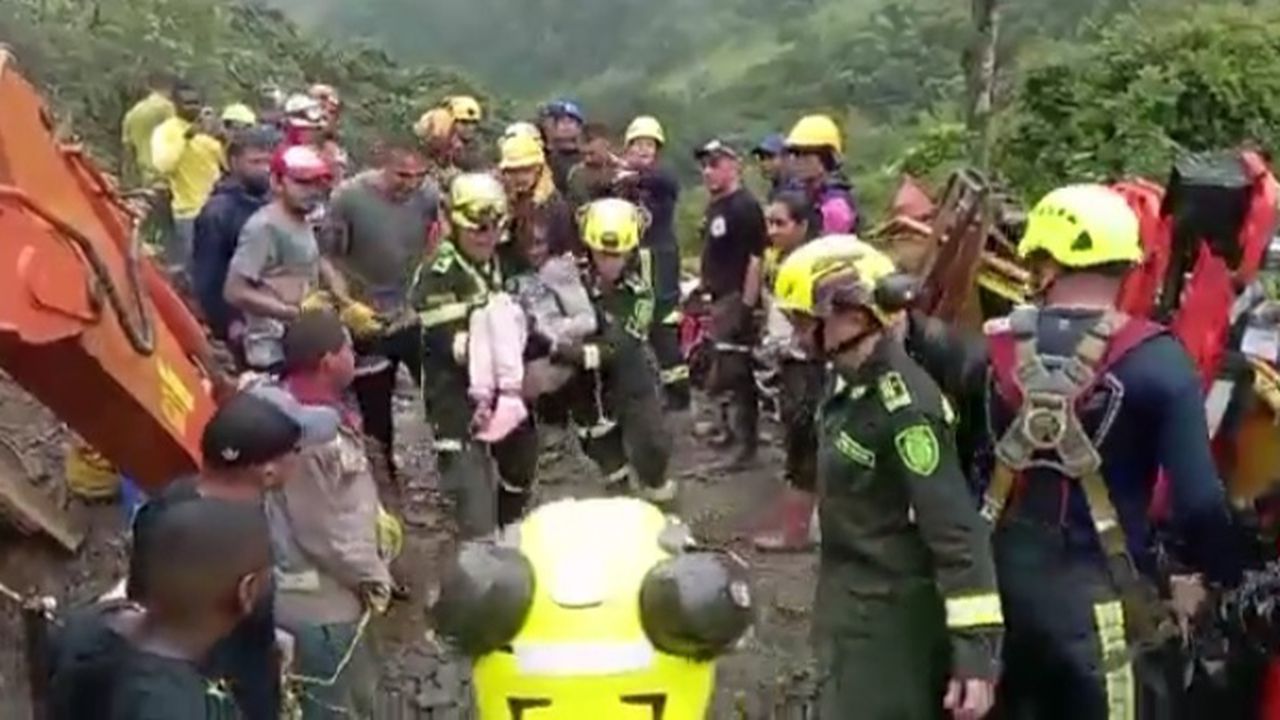 La conmovedora historia de la niña rescatada con vida en la tragedia en Colombia