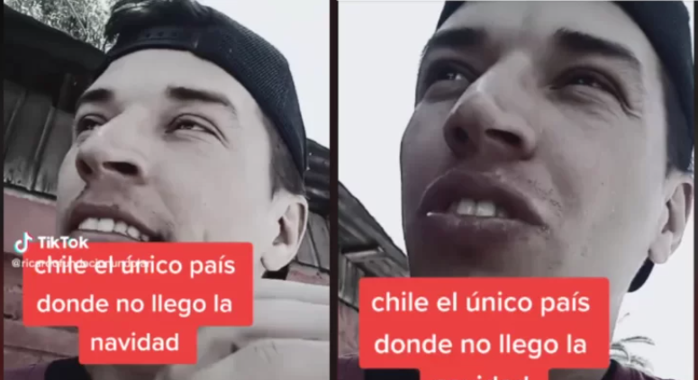 “Qué tristeza de país”: Venezolano se hizo VIRAL en TikTok por criticar el espíritu navideño en Chile