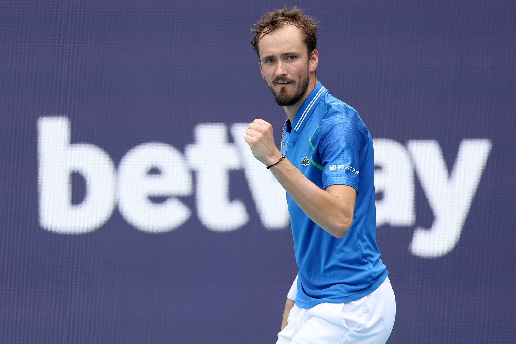 Medvedev acabó con la revelación Eubanks y jugará sus primeras semifinales en Miami