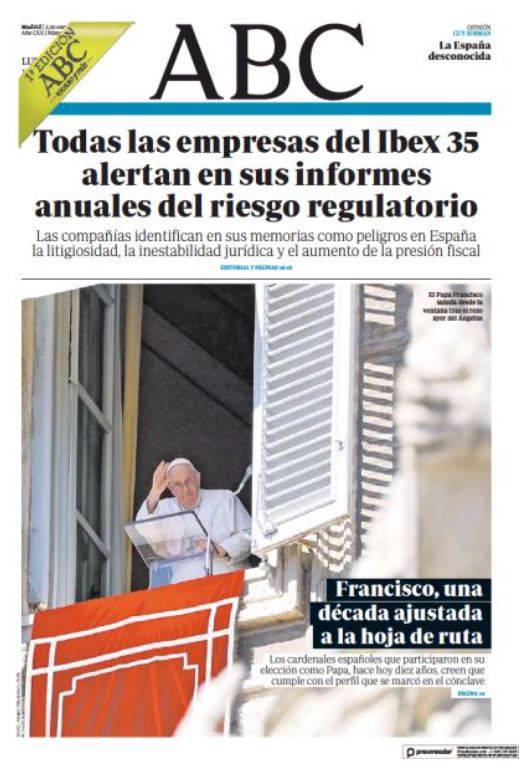 Portadas de la prensa internacional de este lunes 13 de marzo de 2023