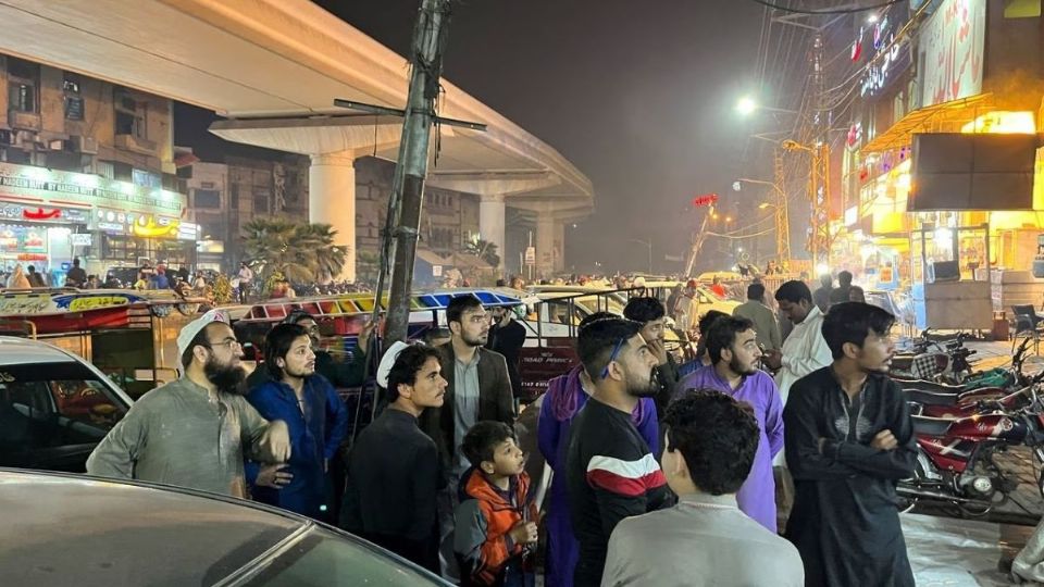 EN VIDEO: así sonó la escalofriante alarma sísmica en Pakistán durante potente sismo