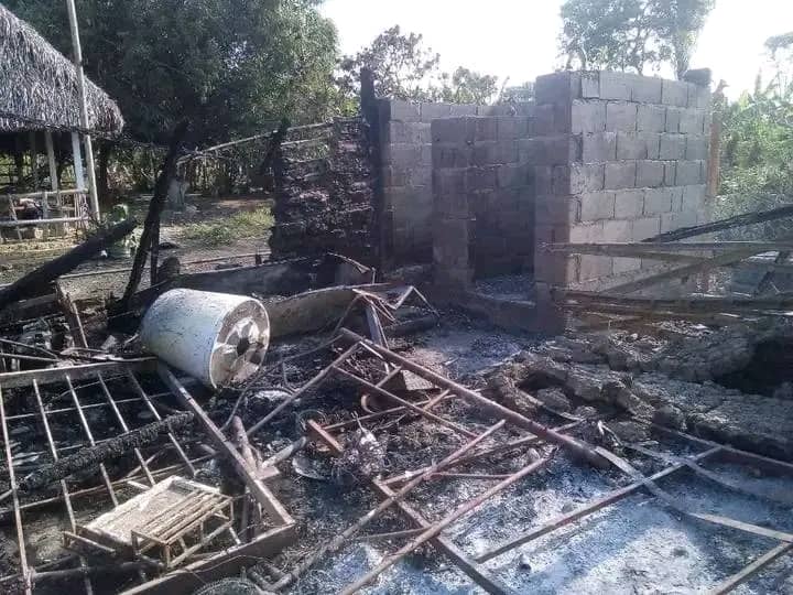 Cortocircuito acabó con casa de pastor evangélico en Barinas, pero la sala de oración quedó intacta (FOTOS)