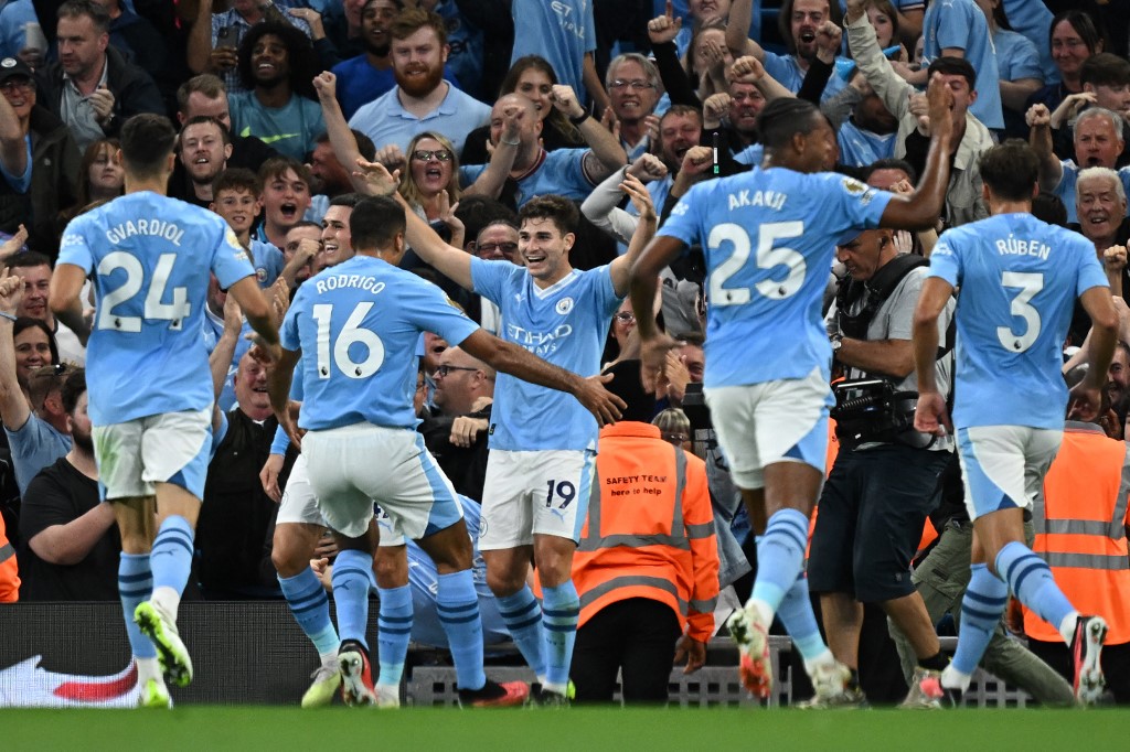 Manchester City frenó la ambición del Newcastle con actuación estelar de Julián Álvarez