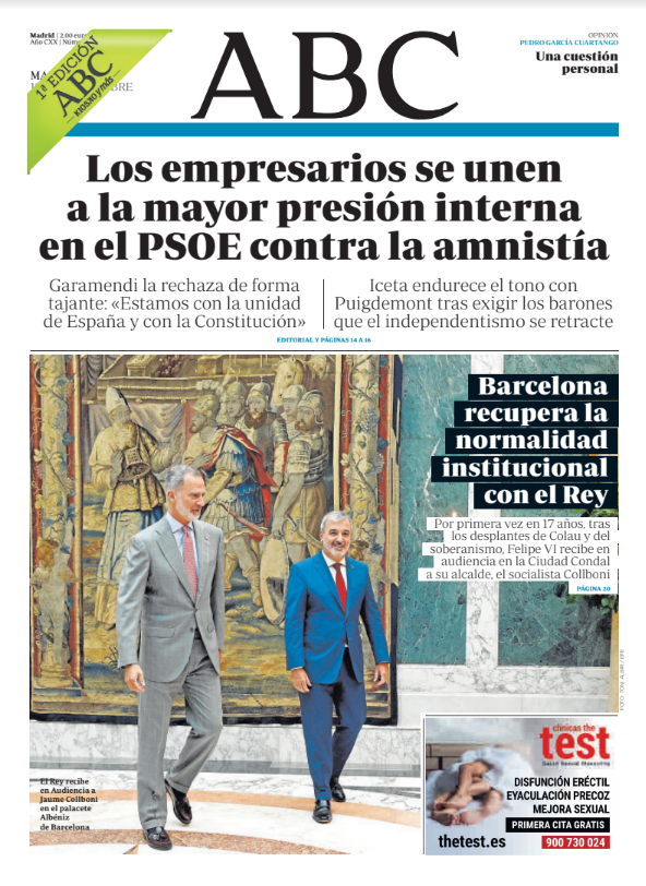 Portadas de la prensa internacional de este martes 19 de septiembre de 2023