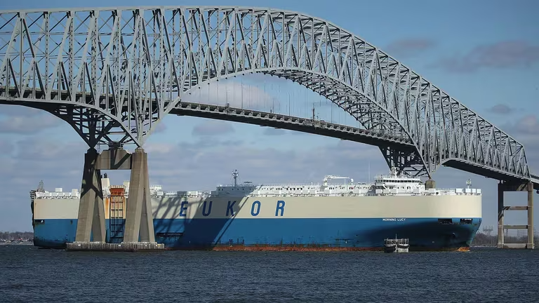 Cómo era el “Key Bridge” de Baltimore, el puente colapsado que se había convertido emblema de la ciudad