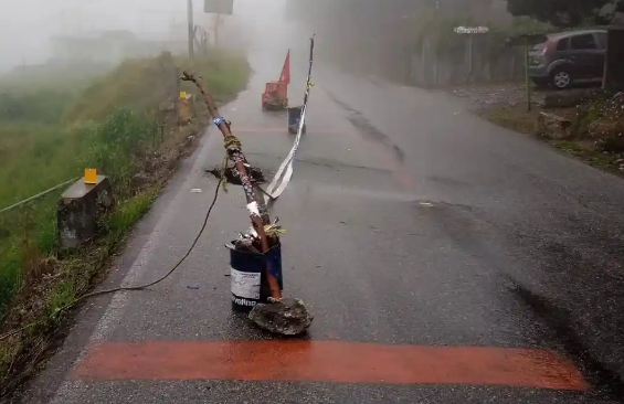 En deplorables condiciones se encuentra parte de la carretera Mérida – Valera