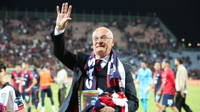 El legendario Claudio Ranieri volvió del retiro para entrenar a la Roma 