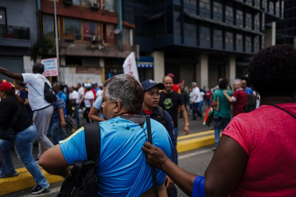 Reportan Heridos En Medio De La Protesta De Los Trabajadores En Caracas 