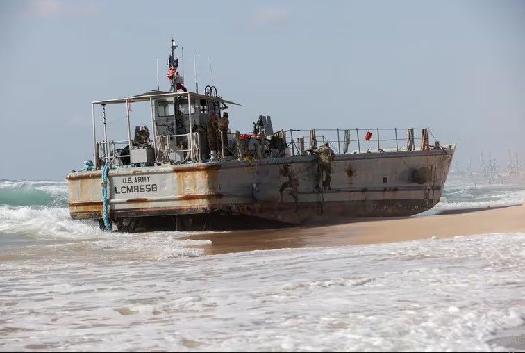 EEUU anunció que desmantelará el muelle que construyó para hacer llegar ayuda a Gaza