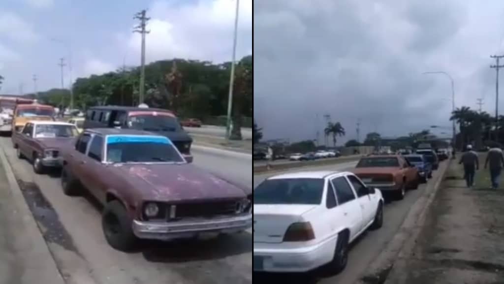 Conductores en Yaracuy denunciaron que surtir gasolina y gas natural es una odisea (VIDEO)