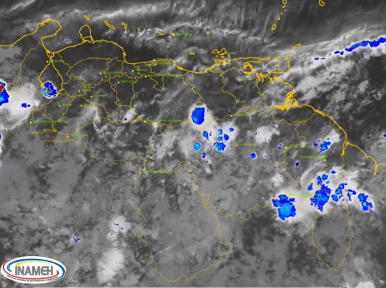 Inameh prevé cielo nublado en gran parte de Venezuela este #11May